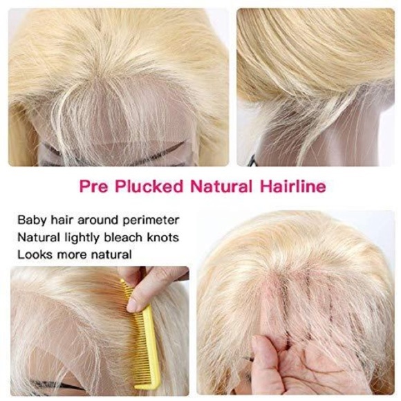 613 Blonde Body Wave Lace Frontal Wig main image 4